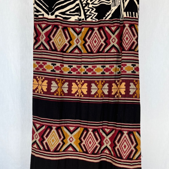 Zara cotton shawl/scarf, in geometric patterns, like new. - Picture 2 of 13